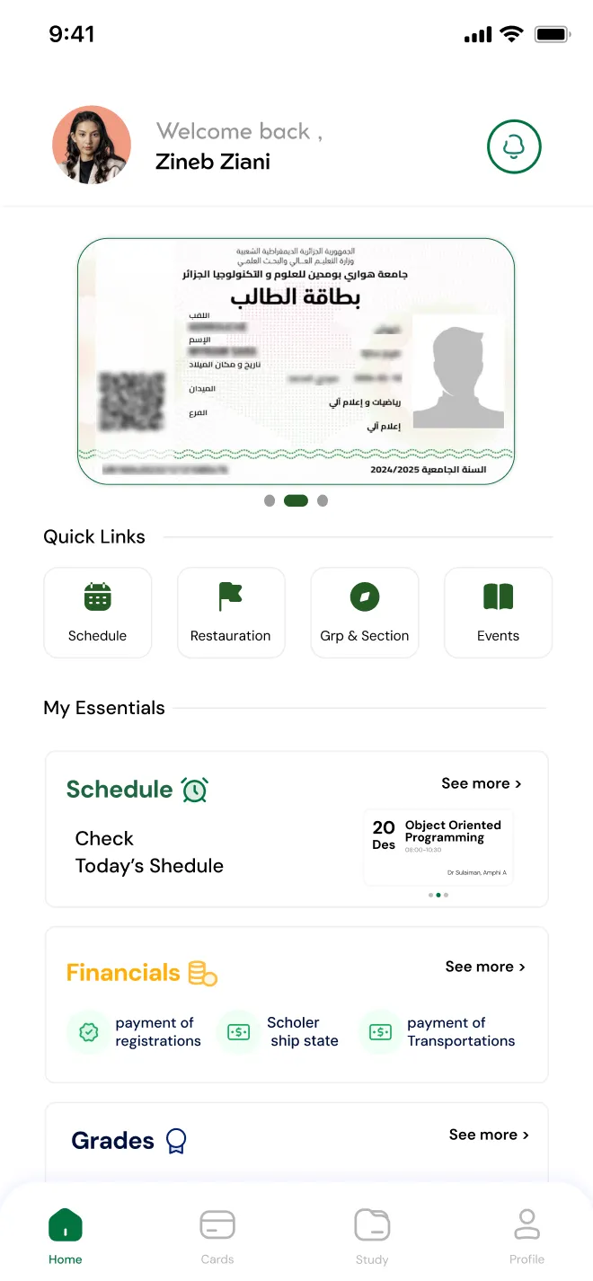 WEBETU App Dashboard